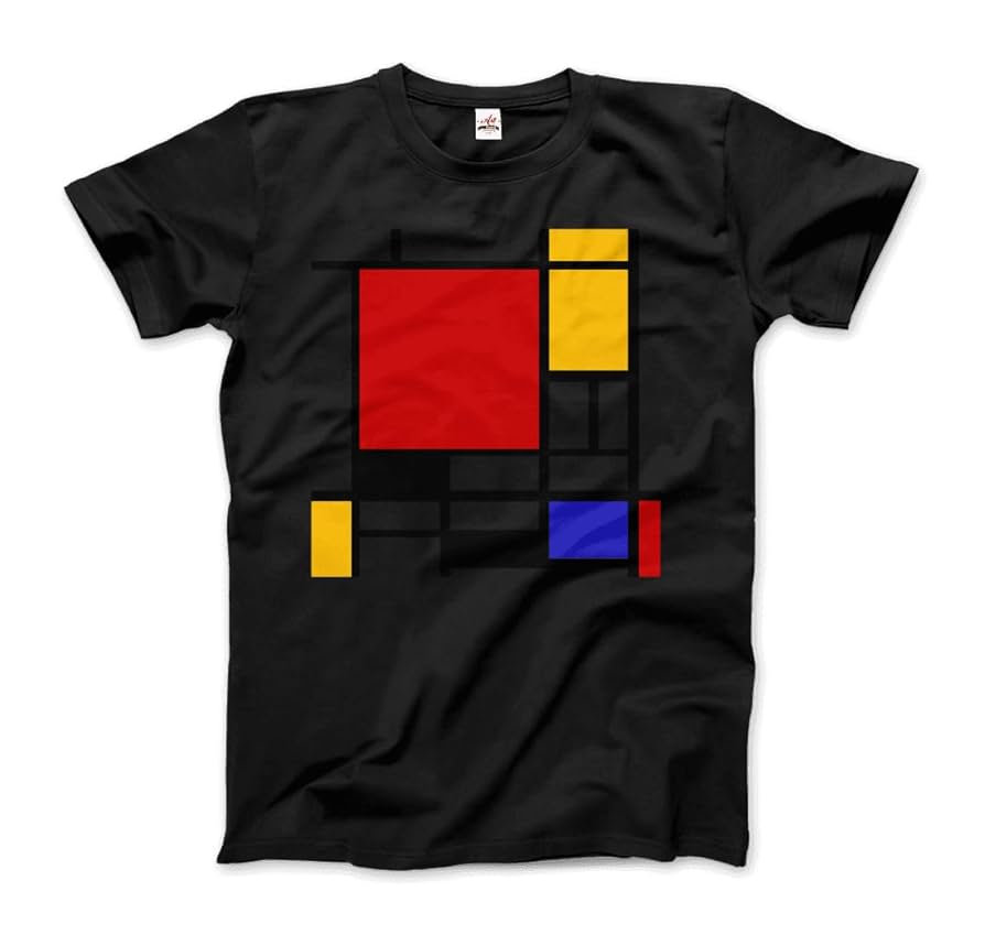 Piet Mondrian composition no.1 Tシャツ Amazon.com: Piet Mondrian - Composition with Red, Yellow